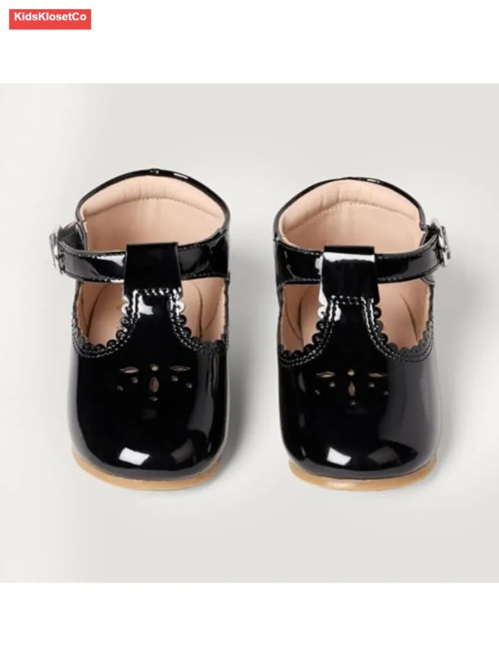 Toddlers & Baby Girls Non-Slip Mary Jane Shoes Faux Patent Leather